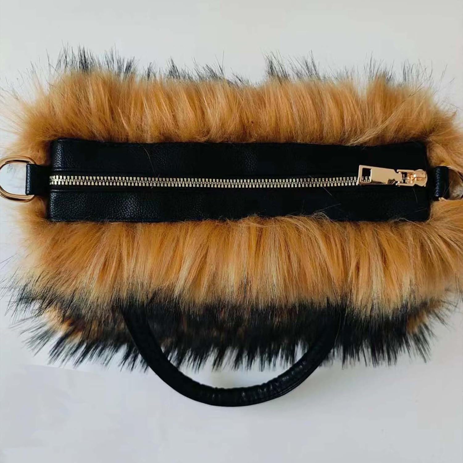 Women's Shoulder Handbags Faux Fur Tote Bag Fluffy Satchel Handbags for Women, Mom, Friend, Bridesmaids - Image 6