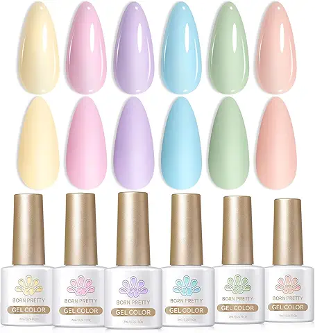 Spring Nail Polish Pastel Set