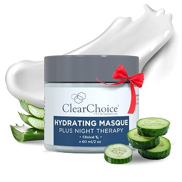 Clear Choice Hydrating Masque + Night Therapy, Face Mask, 2 oz