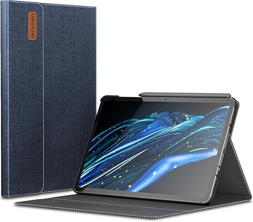 Miniatura 7 de INFILAND Funda para Samsung Galaxy Tab S10 Lite/10 FE/ S9 FE 5G 10.9 pulgadas/Tab S9 11 pulgadas, Cubierta Ultra Delgada Multi-Ángulo con Soporte