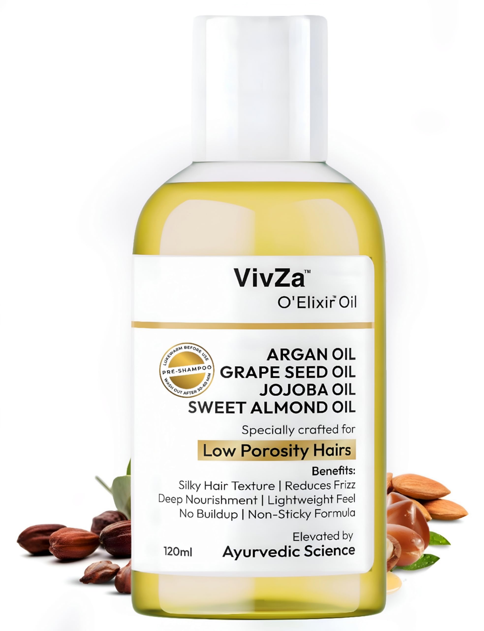 Buy Vivza Specialized Low Porosity Hair Oil | Deep Hydration
