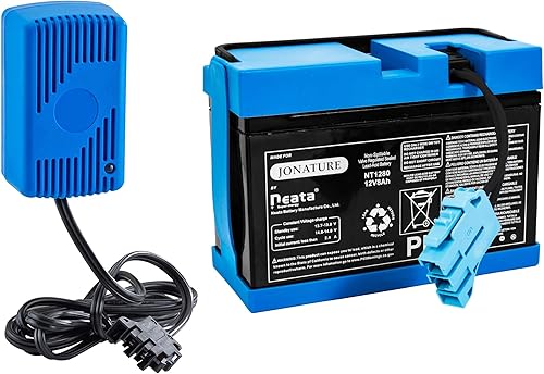 Batería de 12 V 8 AH + cargador rápido de 12 V 3 A para Peg Perego para John-Deere para tractor de fuerza terrestre para cargador de tierra para