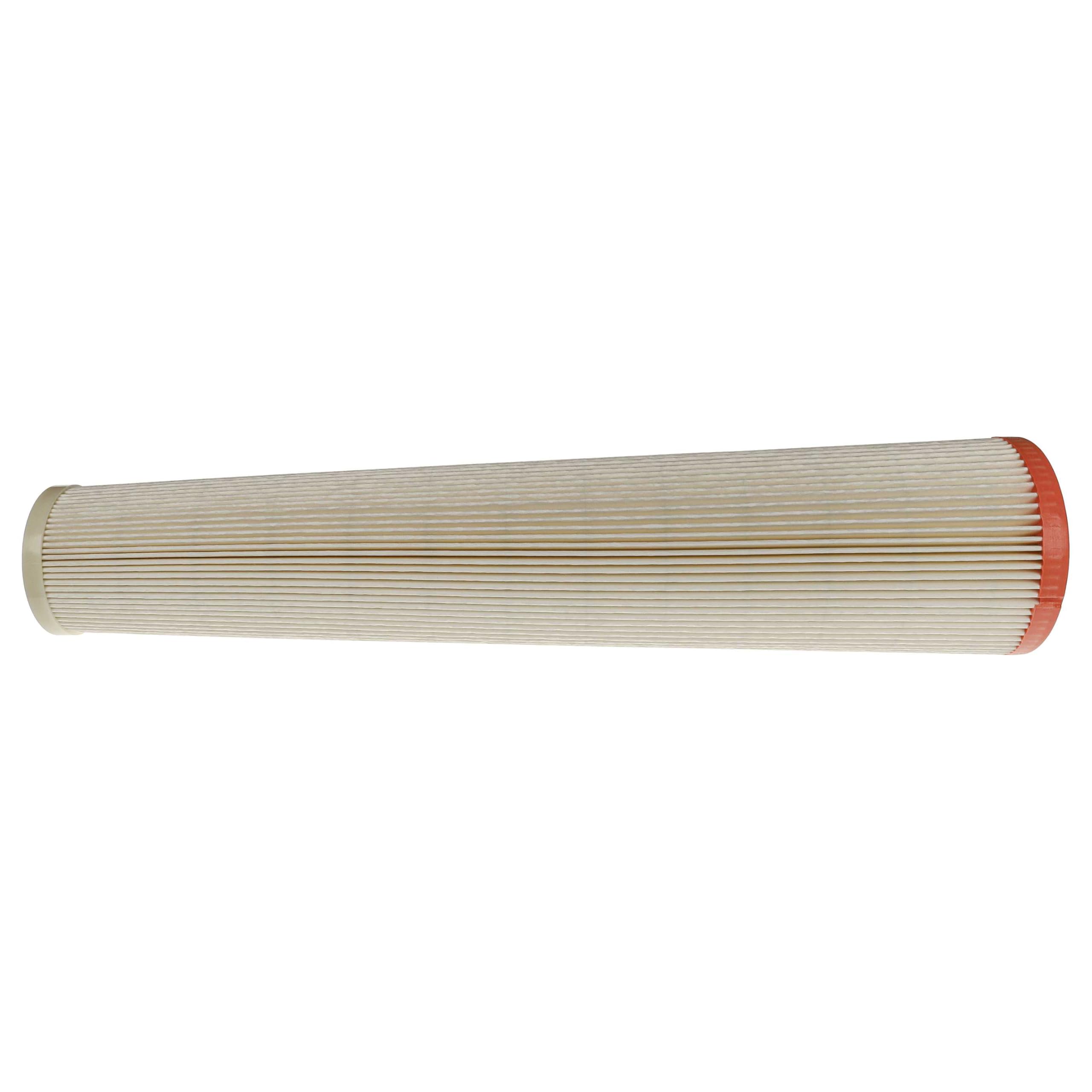 vhbw 2x Filtro reemplaza Dustcontrol 42024 para aspiradora - filtro Hepa naranja blanco