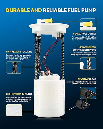 Miniatura 192 de PHILTOP Electric Fuel Pump Assembly Fits For Chevrolet S10 1985-1991, GMC S15 1985-1990, GMC Sonoma 1991, GMC Syclone 1991, SP06B1H