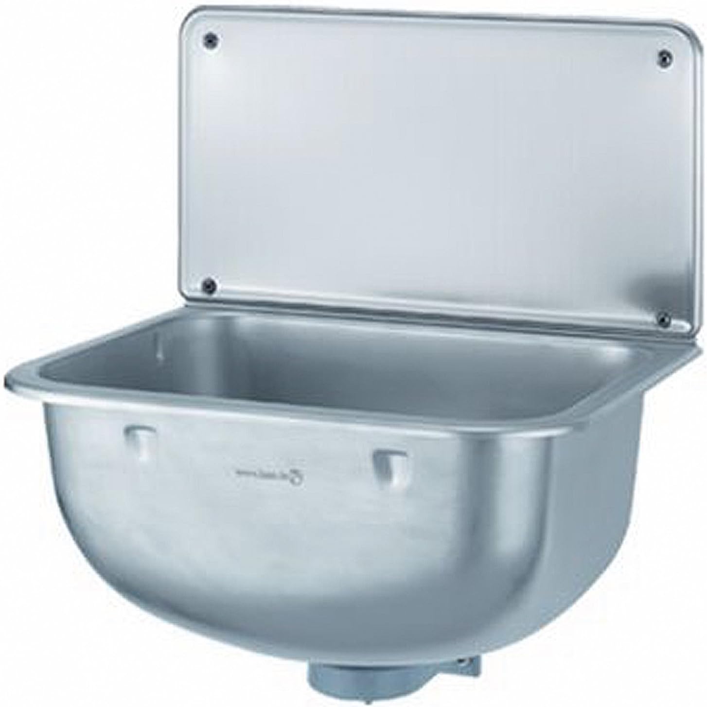 WAS Handwaschbecken Aus Edelstahl – Wandmontage,  Produktbild-Vorschau 5
