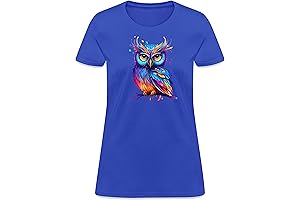 Adorable and Comfortable Owl T-Shirts for Women: The Perfect Expression of Your Love for Owls