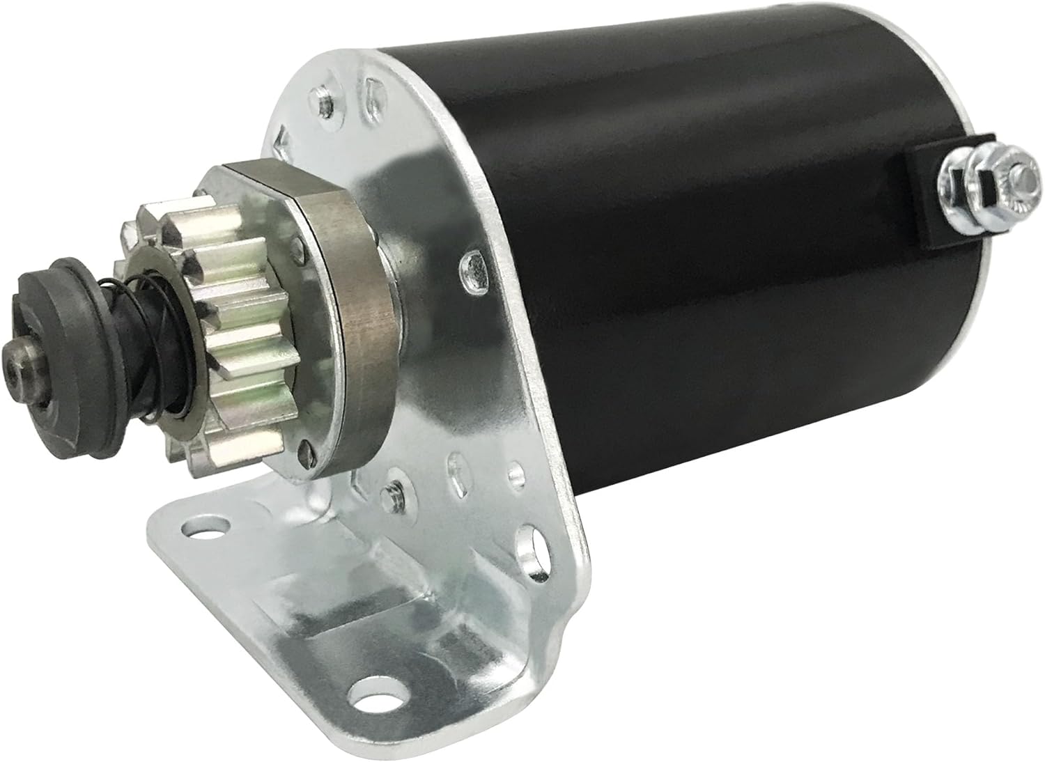 5777 Steel Gear Starter Motor Replacement for Briggs & Stratton 593934 693551 Craftsman John Deere L100 Cub Cadet LT1018 14.5 17 17.5 18 18.5 19 HP TORO New Holland LG693551 33R777 33R877