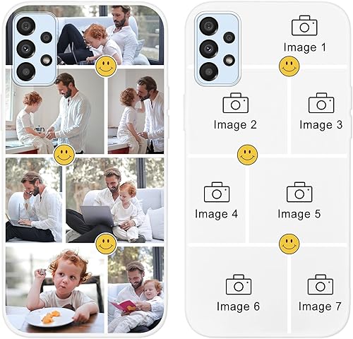 Eouine Funda de teléfono personalizada para Samsung Galaxy A13 (4G) (6.6 pulgadas)  Fundas de teléfono con imagen personalizable, funda