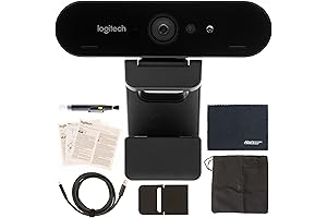Logitech BRIO 4K Webcam: See Every Detail, Even in Dim Light