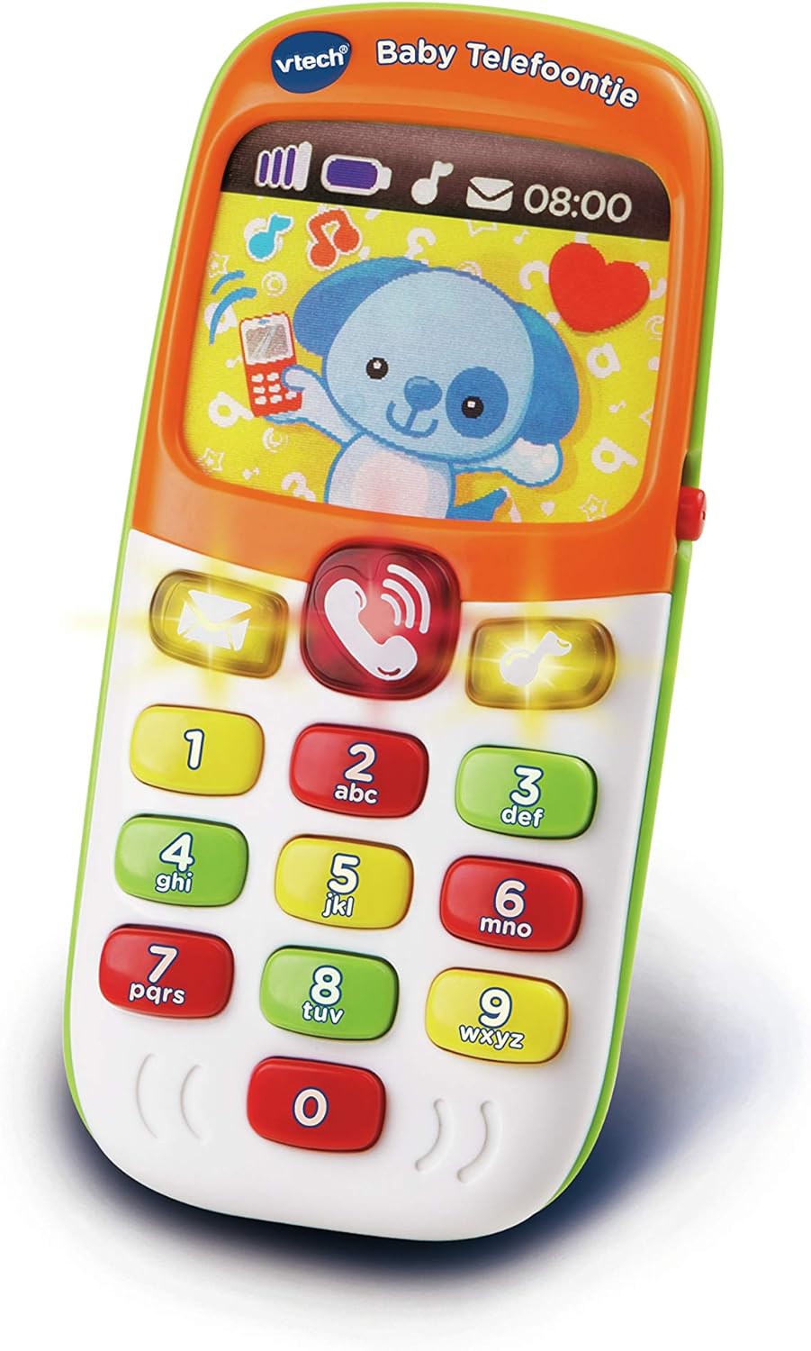 VTech 80-138123 Baby Telephone (In Dutch), Unisex Child