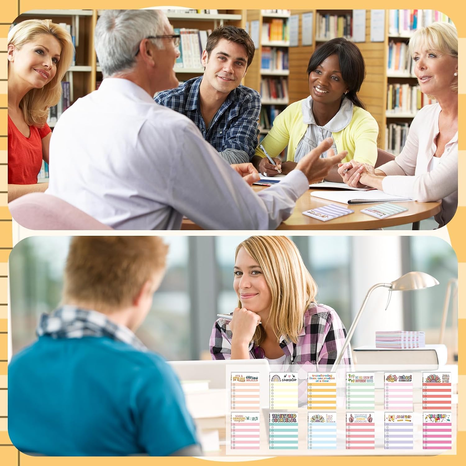 Tinlade12 Pack School Counselor Note Pads image 4