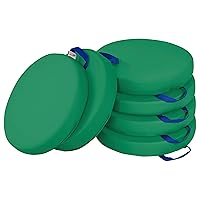 Vista 18 de ECR4Kids SoftZone - Cojines de suelo, redondos, asientos flexibles, surtidos, 6 piezas