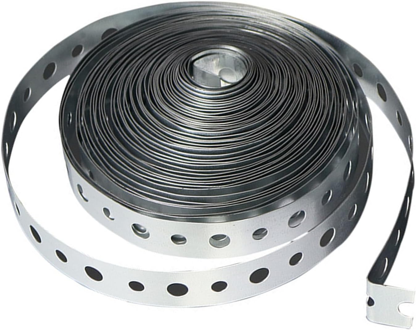 Galvanized Iron Strap Roll with Slots Sheet Metal Processing Fixing Home Belt