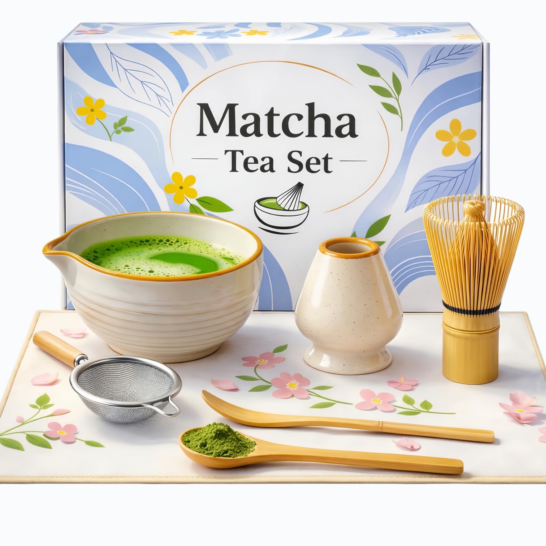 MACCHIA LABEL 6点セット Amazon.com: ARTFLY Matcha Set, 7-Piece Japanese Matcha Kit with