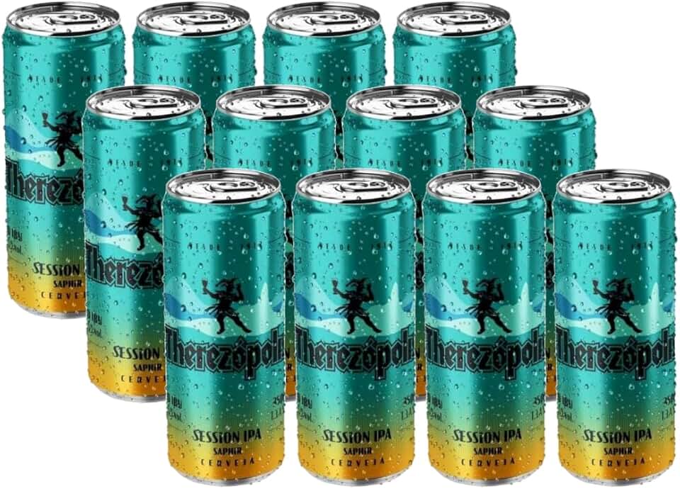 Pack 12un Cerveja Terezópolis Session Ipa Lata 350ml