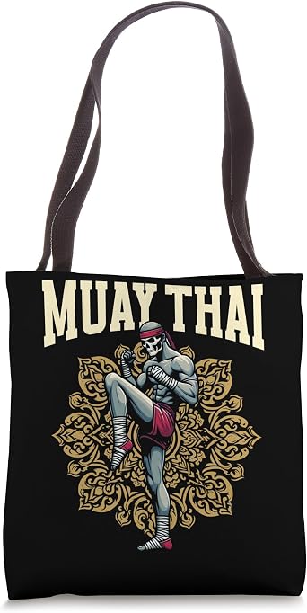 Muay Thai Boxing Thai Fighting Martial Arts Kickboxing MMA Tote Bag