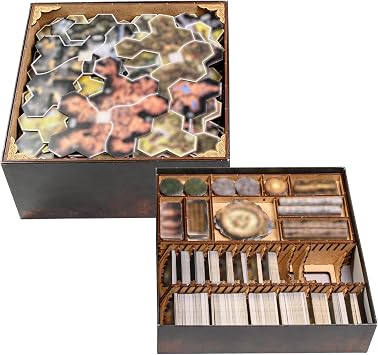 TowerRex Organizer Compatible with Lord of the Rings Journeys in Middle Earth and Expansions, Board Game Token Insert for LoTR Journeys in Middle Earth Game