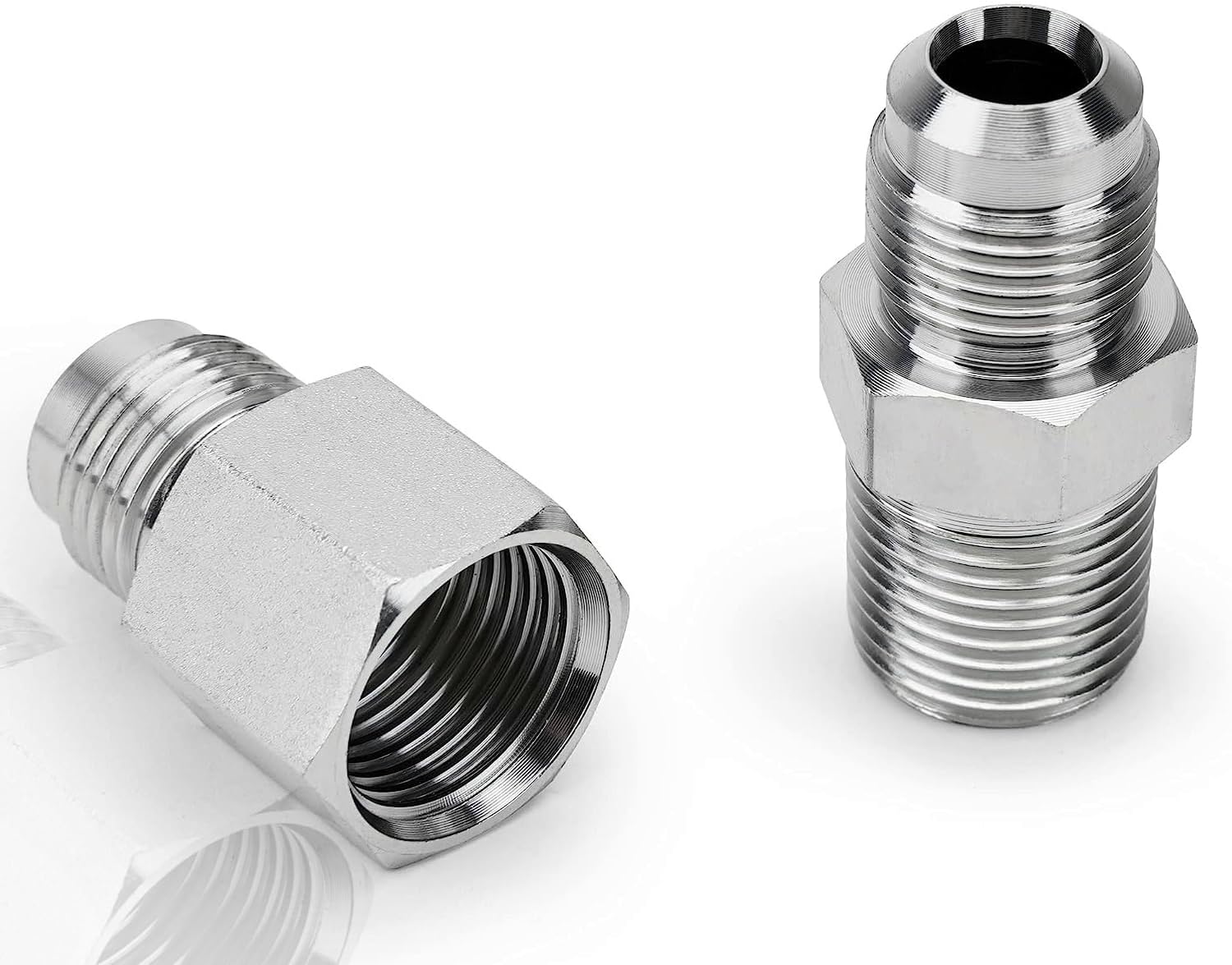 MCAMPAS 1/2"OD x 3/8"ID 36"Non Whistle Flexible Flex Gas Line Connector Kit For Gas Dryer Garage Heaters Fireplace Fire Pit,Water Heater,Kitchen Gas Appliance