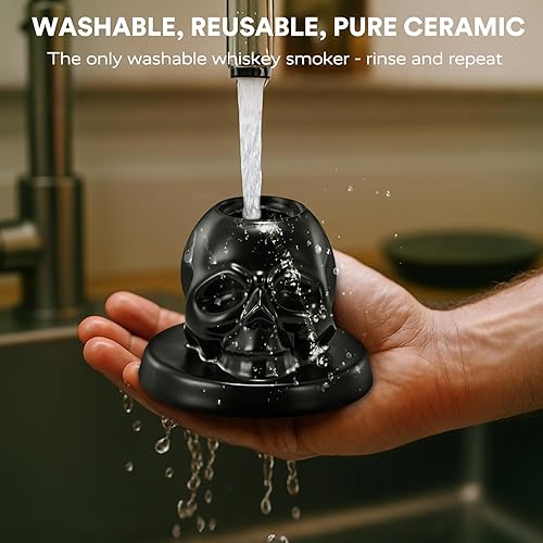 Miniatura 2 de Kit de ahumador de cóctel con antorcha  Chips de madera de 4 sabores  Kit de cóctel a la antigua, kit de infusor de bebida de bourbon y whisky