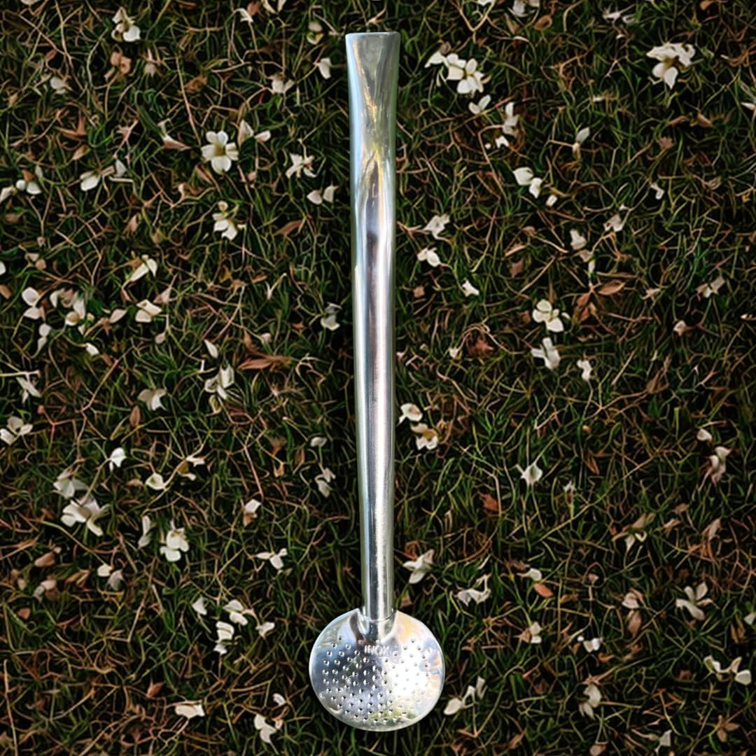 Bombilla Small 16 cm | cannuccia brasiliana originale in acciaio inox 18/8 | perfetta per Yerba Mate & Chimarrão | filtro fine | antiruggine e durevole