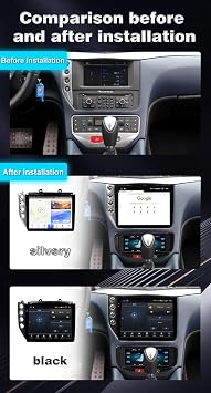 aoonav LCD Climate AC Panel for Maserati GT GranTurismo 2007-2017 Car Air Conditioning Panel Switch AC Panel Climate Seating Control Touch Screen