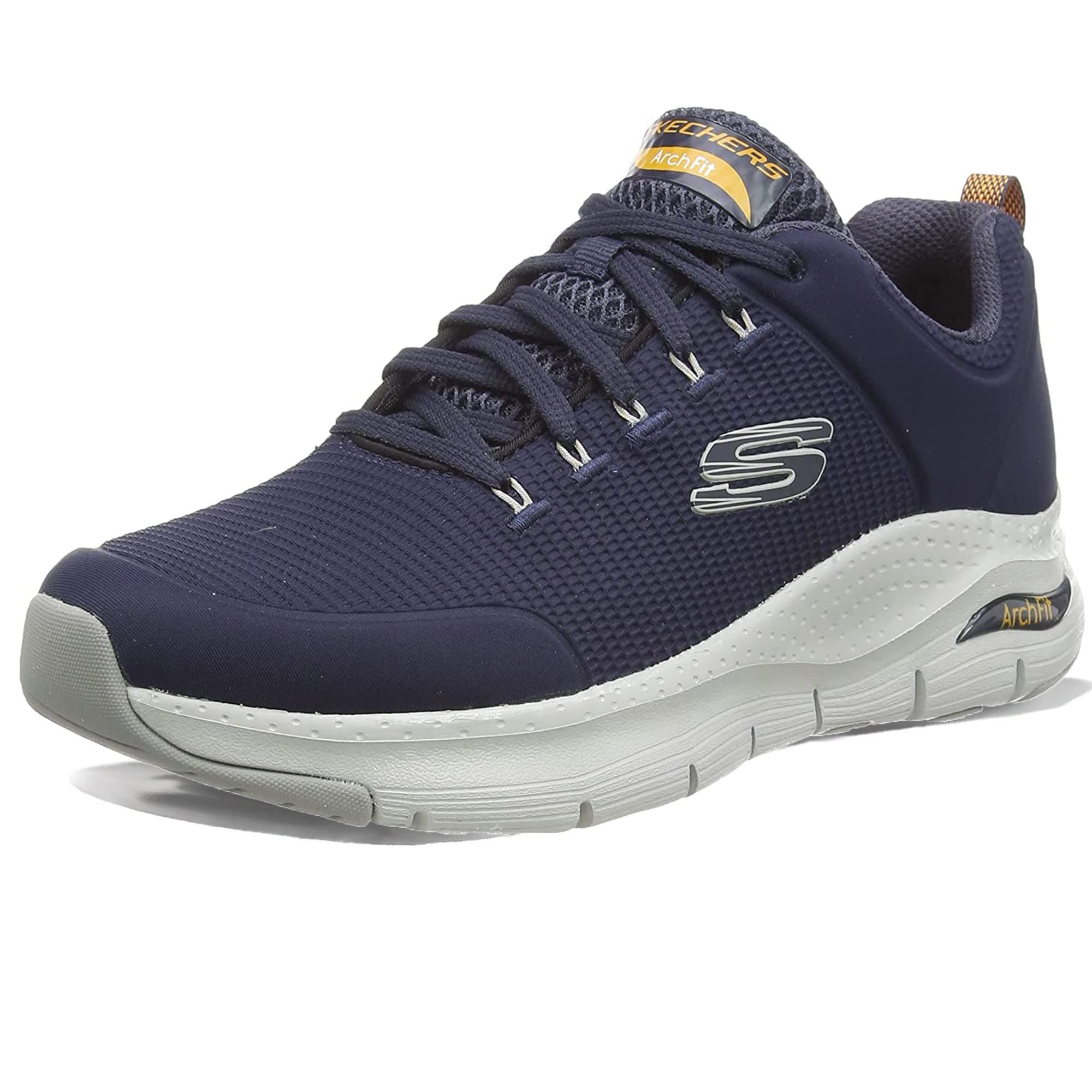 Skechers Men's Arch Fit Paradyme Sneaker, Navy Textile Trim, 10 UK