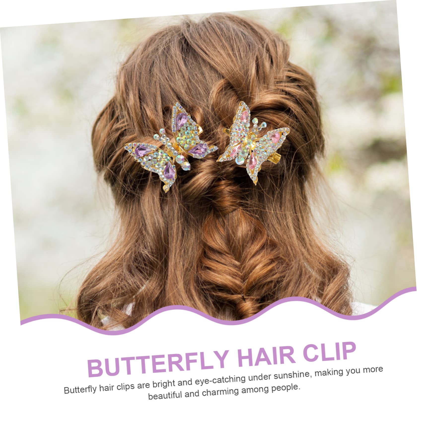 Mini-Schmetterlings-Haarspangen Aus Metall – Set Für Kinder & Feines Haar, Bunte Farben