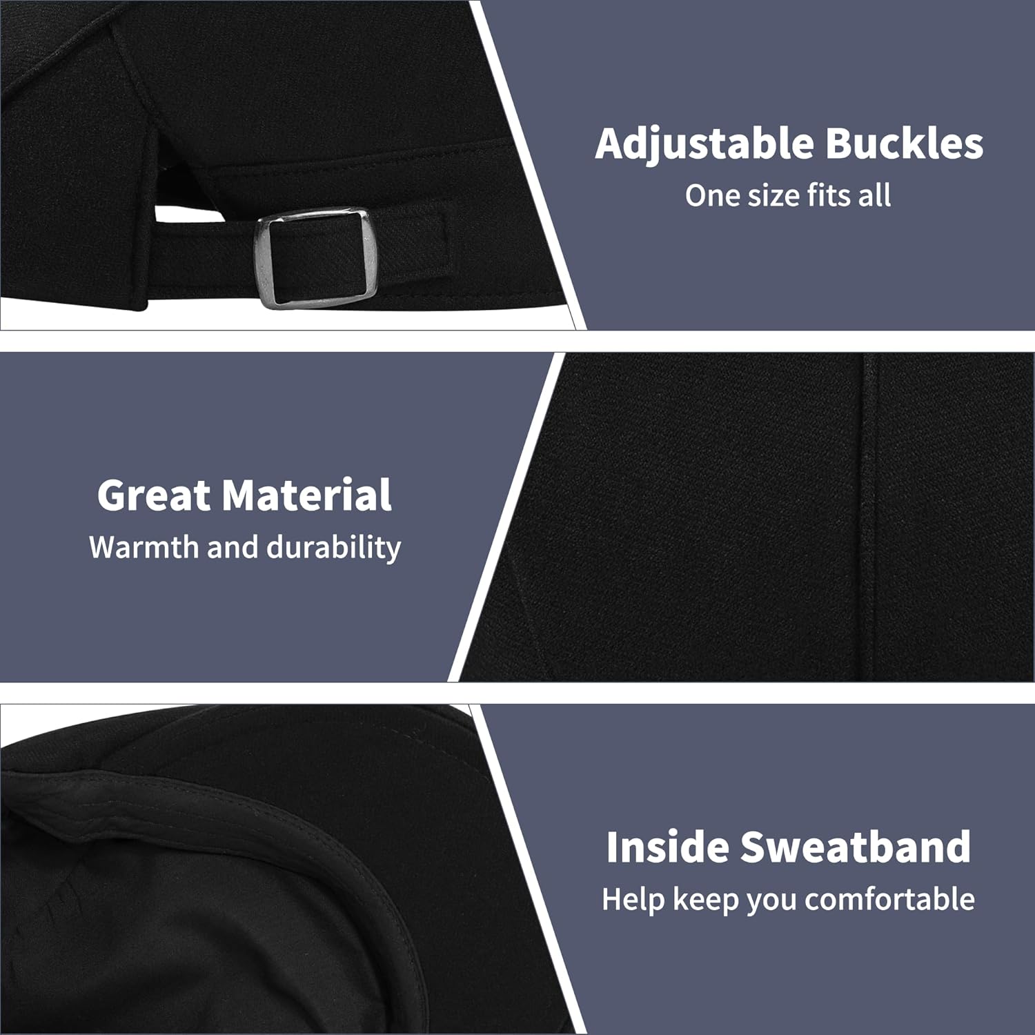 Newsboy Hat Cotton Adjustable Flat Caps Ivy Irish Gatsby Cap Cabbie Golf Hunting Hats for Men - Image 4