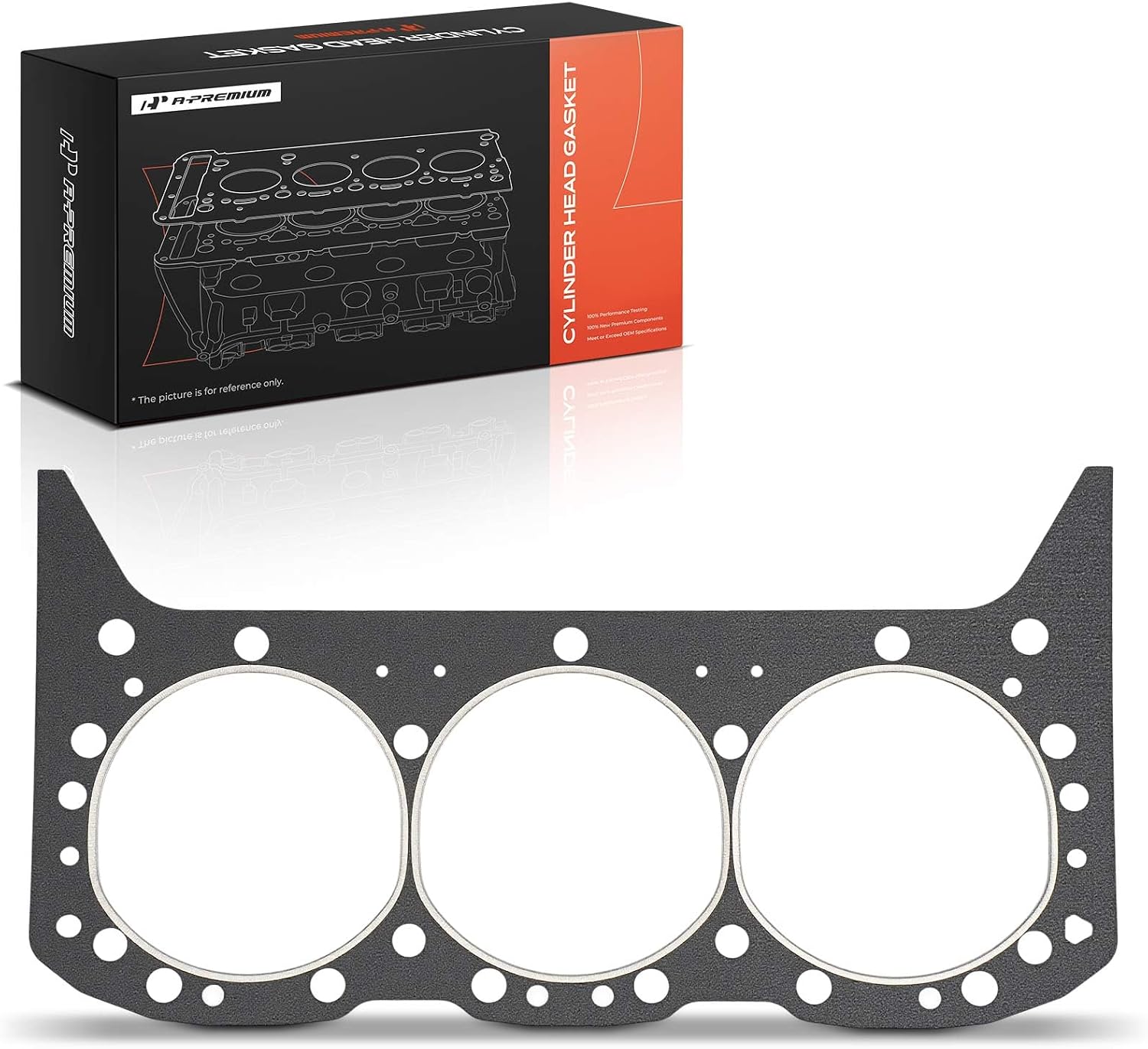 A-Premium V6 4.3L Engine Cylinder Head Gasket, Compatible with Chevrolet | for Chevrolet Silverado 1500, Impala, Blazer, Caprice, Astro, C10, C1500, C2500 & GMC Sierra 1500 Classic, Savana 2500