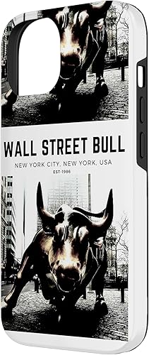 Miniatura 5 de Funda para iPhone 13 Stock Market Wall Street Bull Day Trading