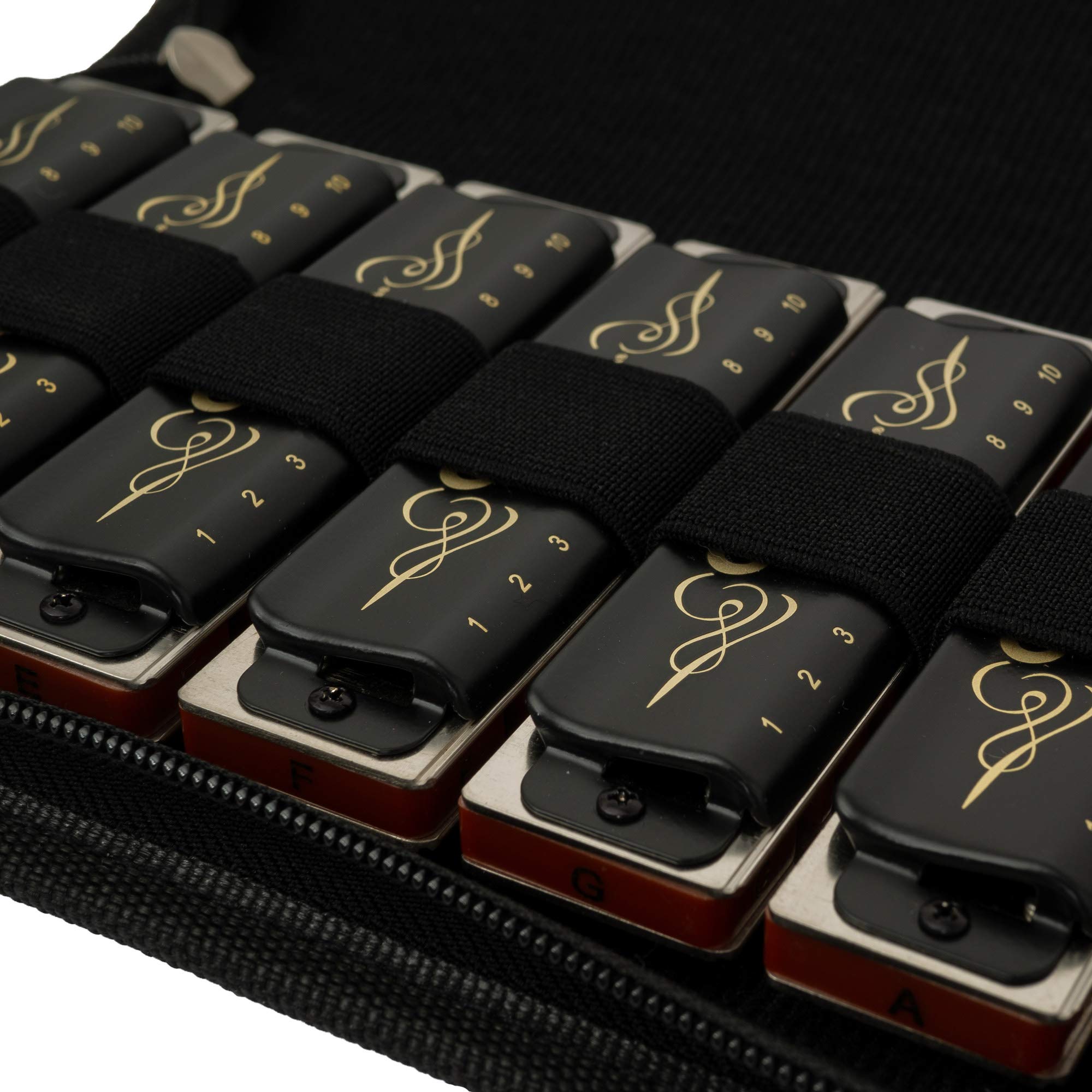 Harmonica professionnel 7 types de tonalités Set
