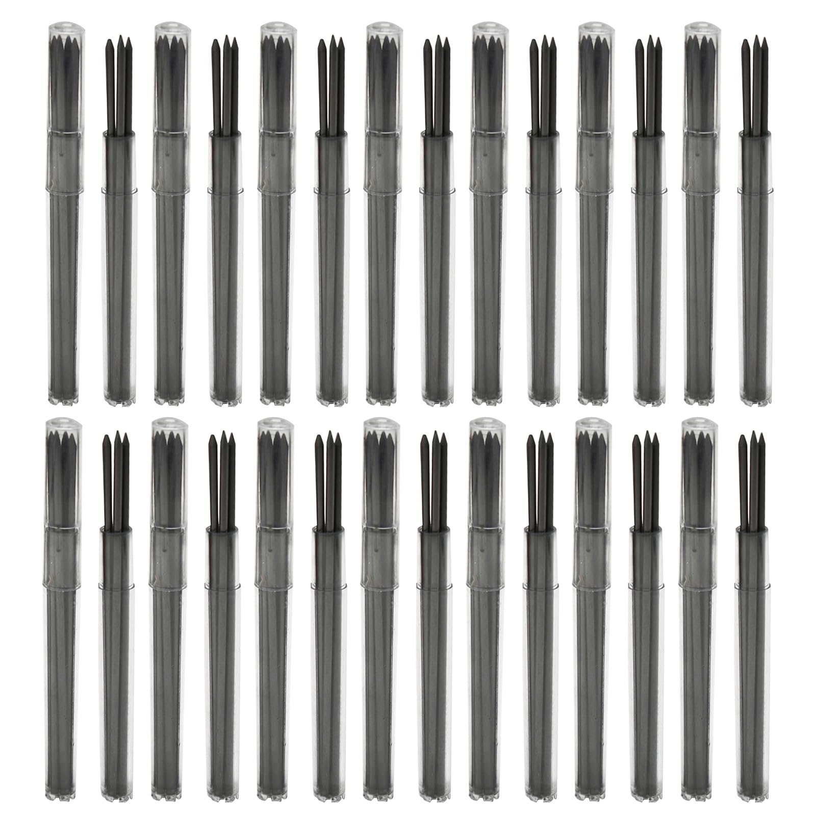 800 Unidades Lápices Hb Recambios de Núcleo 2.0mm Negro para Portaminas, Plástico Resistente Escritura para Dibujo Técnico y Bocetos Profesionales