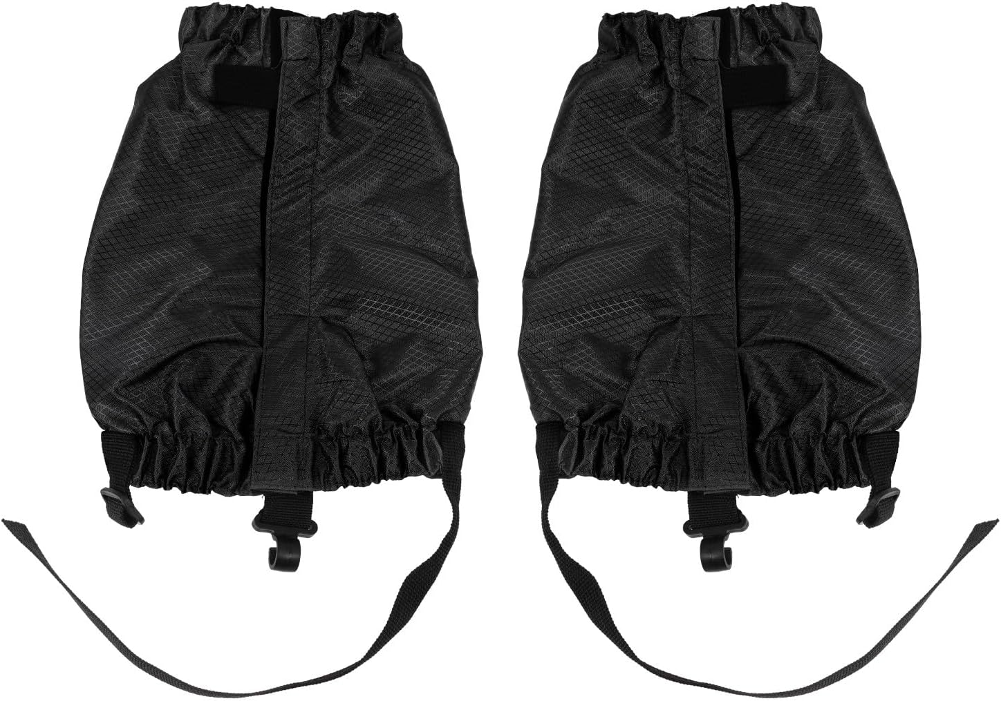 Cabilock Outdoor Climbing Leg Gaiters Waterproof Sand and Snow Resistant Black Hiking Shoe Covers for Men and Women, Thermal Wear-Resistant Leg Protectors for Desert Trekking