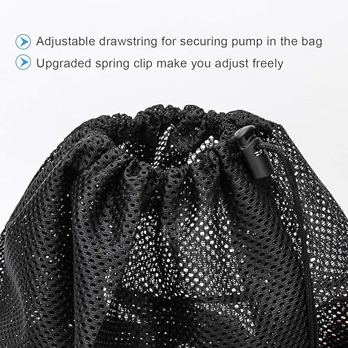 Miniatura 4 de Bolsa de filtro de bomba de estanque, bolsa de malla de barrera, conveniente para la mayoría de las bombas, Tela material de nylon