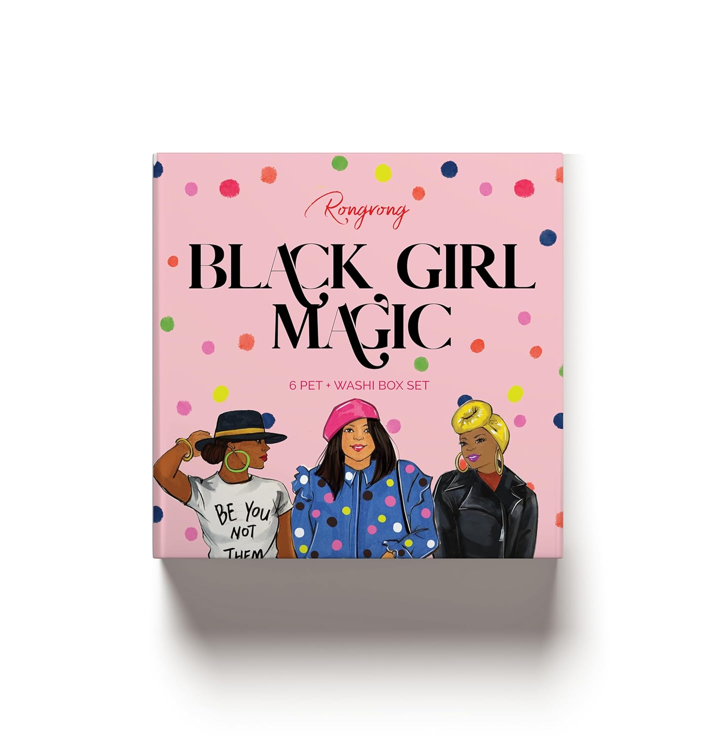 Rongrong Black Girl Magic #1 PET Tape + Washi Box Set
