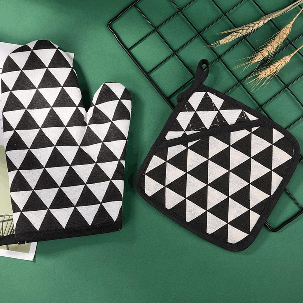 Kitchen Gloves Potholders 2pcs Triangle
