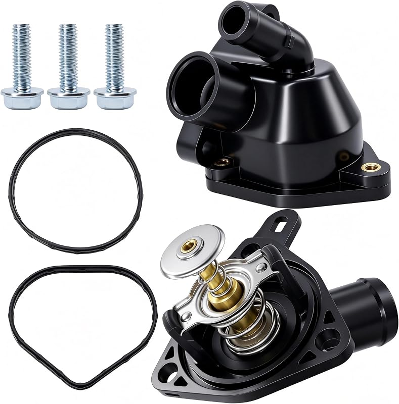 Carcaça da válvula termostática HiSport para Honda Civic, CR-V e Acura RSX – Kit com 2 unidades