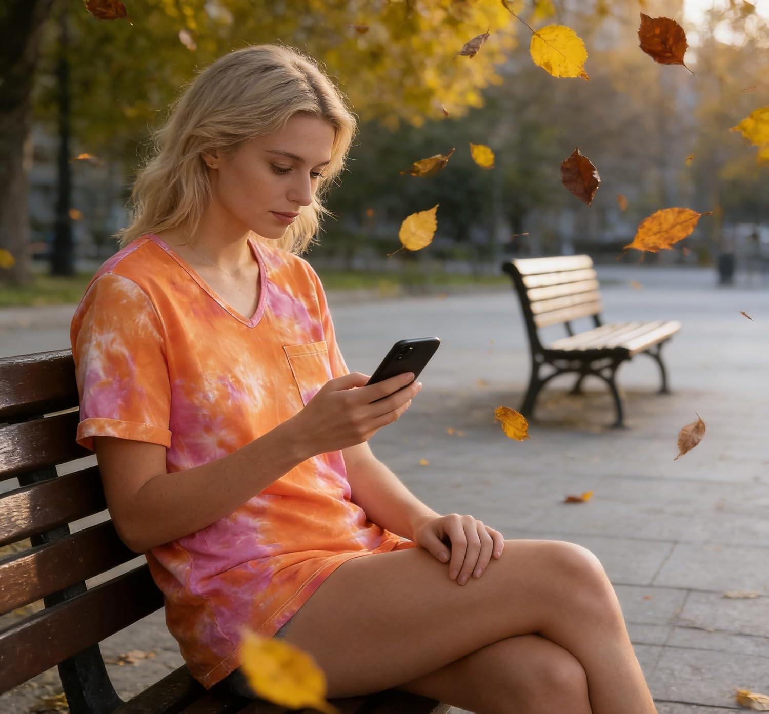 Tie Dye T-Shirts for Women 2026 Basic V Neck Tees Hippie Outfits Generation Z Y2k T Shirts Short Sleeve Tie-Dye Tops - Image 5