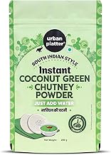 Urban Platter South Indian Style Instant Coconut Green Chutney Powder, 200g / 7oz [Nariyal ki Chutney, Just Add Water]