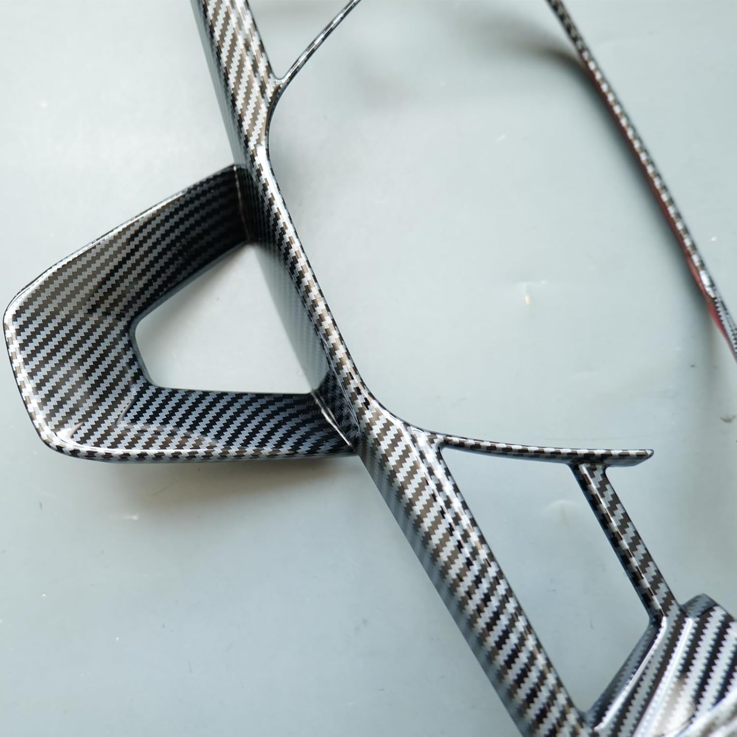 ZiWen Interior Trims Steering Wheel Cover Accessories for Cadillac Lyriq 2023 2024 2025 2026 OPTIQ 2025 2026 (Carbon Fiber Print)