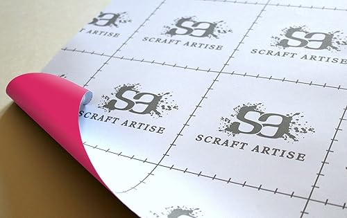Miniatura 3 de Scraft Artise - 10 pegatinas de vinilo permanentes de 12 x 12 pulgadas con reverso adhesivo para exteriores en acabado mate para silueta y crickut