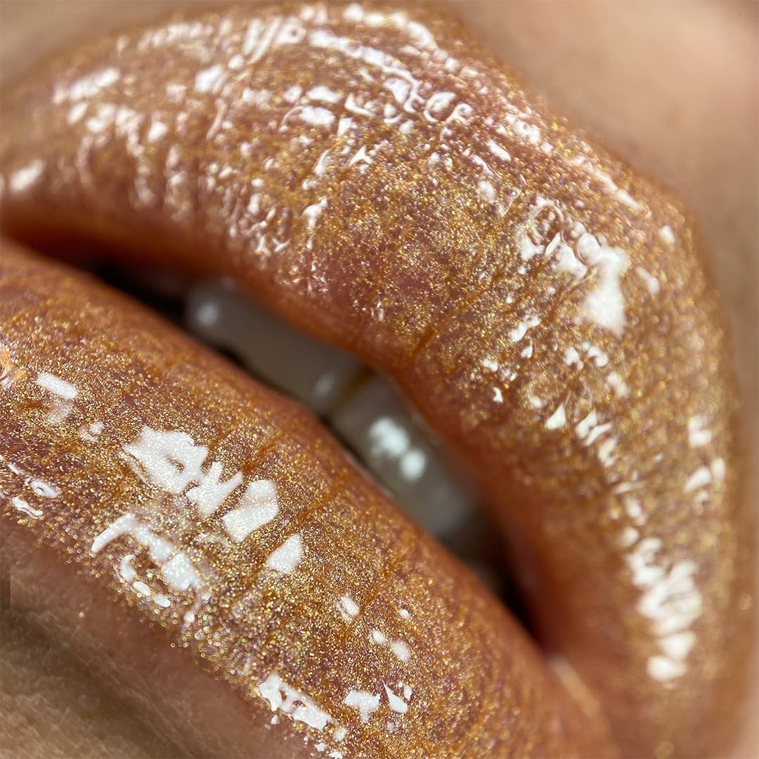 UNICORN SNOT Glitter Gel & Glitter Liquid Metal Lip Paint Bundle - Makeup for Festivals, Raves, Anime Cosplay - Safe for Face, Easy Application & Removal (Bling & Dune)