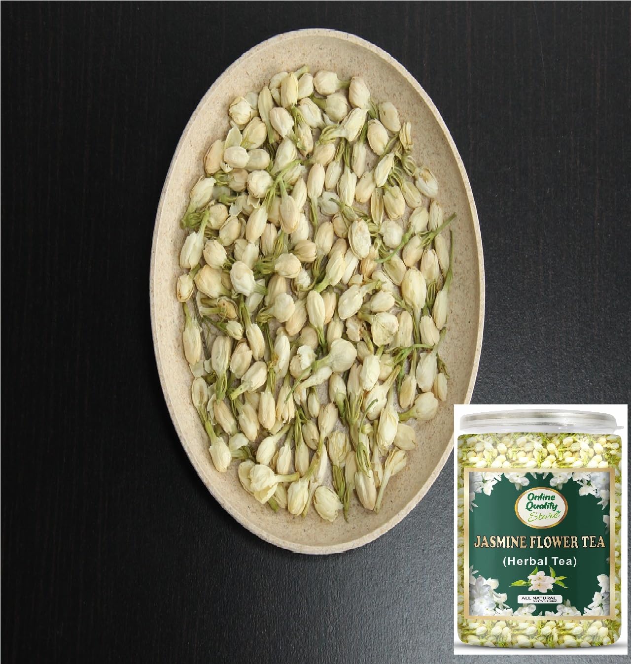 Online Quality Store Jasmine Flower Green Tea - 100g | Boost Immunity | Stress Relief 4 71SC2wWOmcL. SL1348