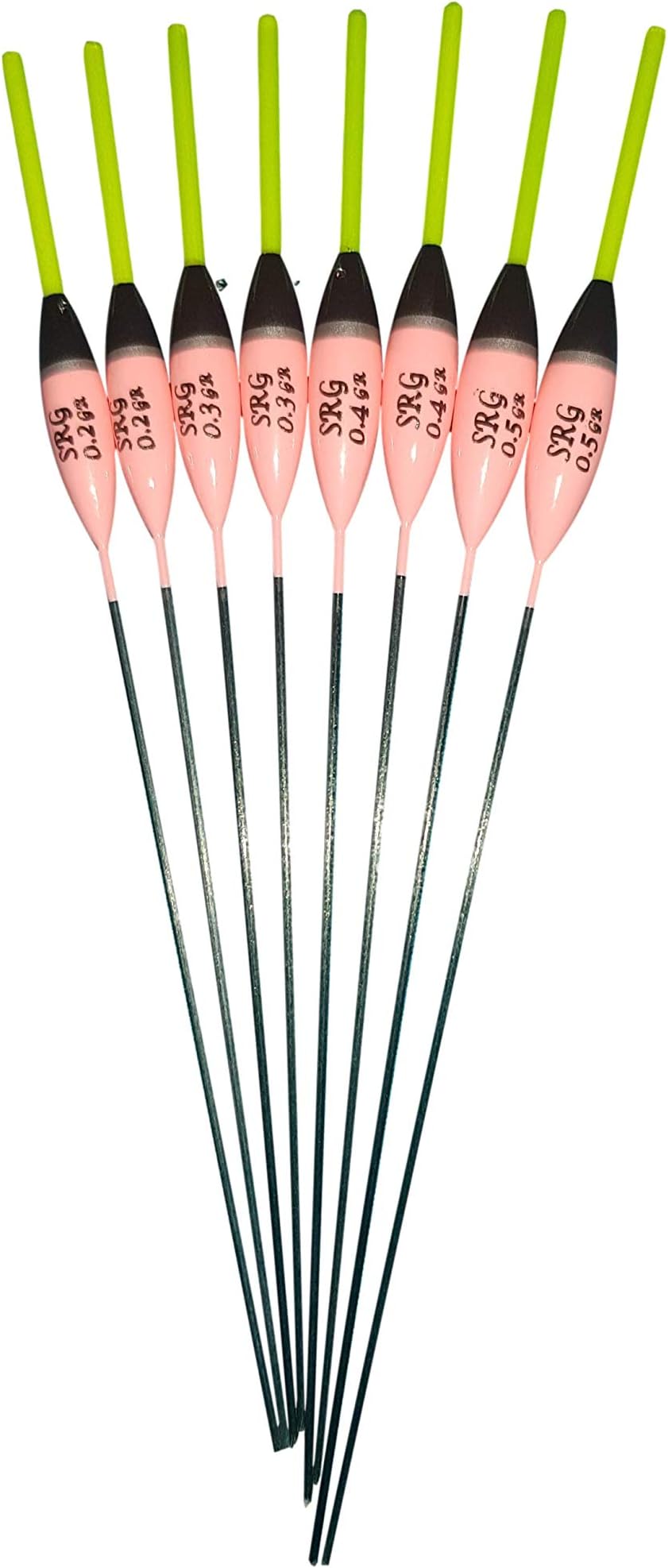 SRG Pole Floats8 x Assorted Pole Floats (Pack 337Y8)