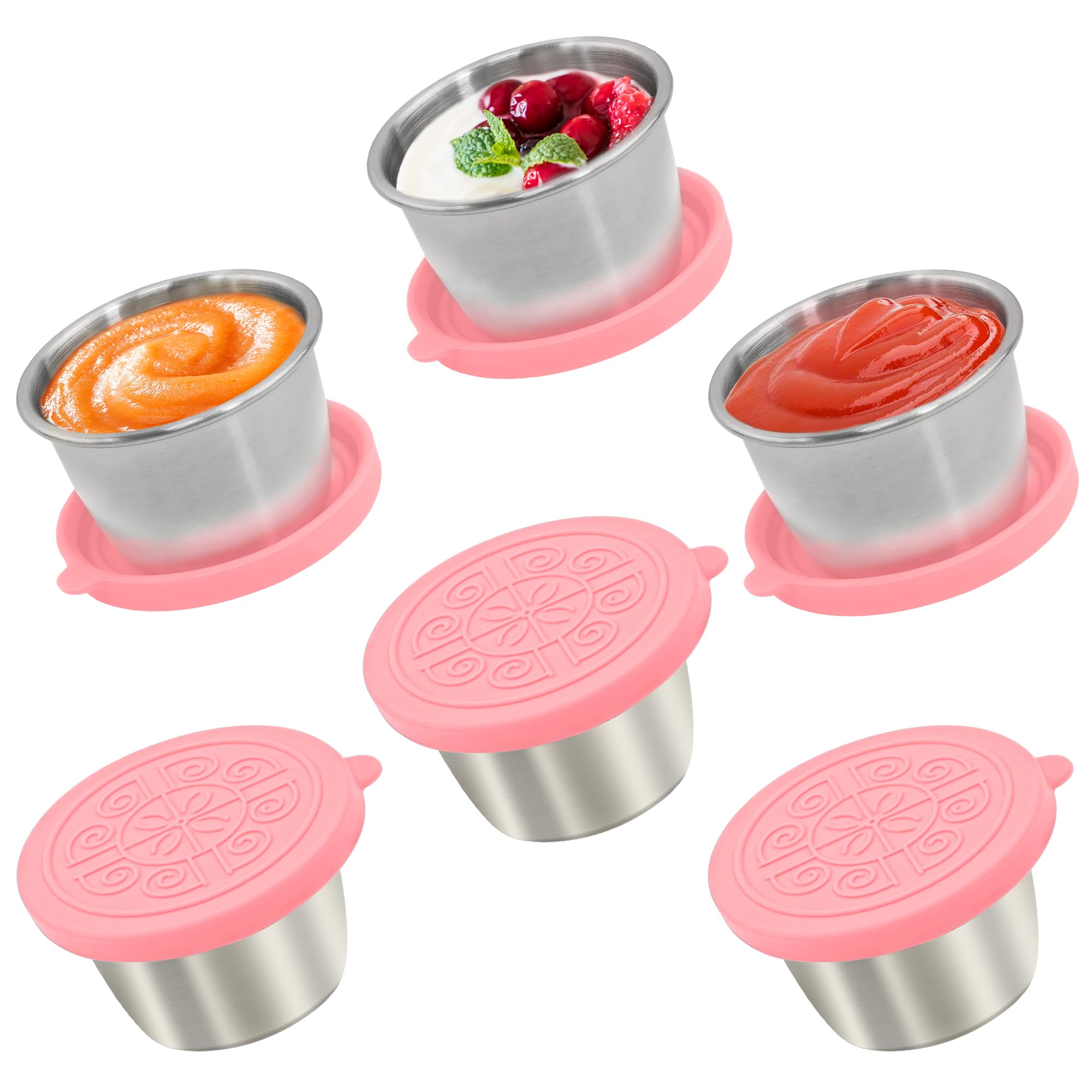 Qukaka Salad Dressing Containers - 6 Pack -15 Qukaka Salad Dressing Containers - 6 Pack -15