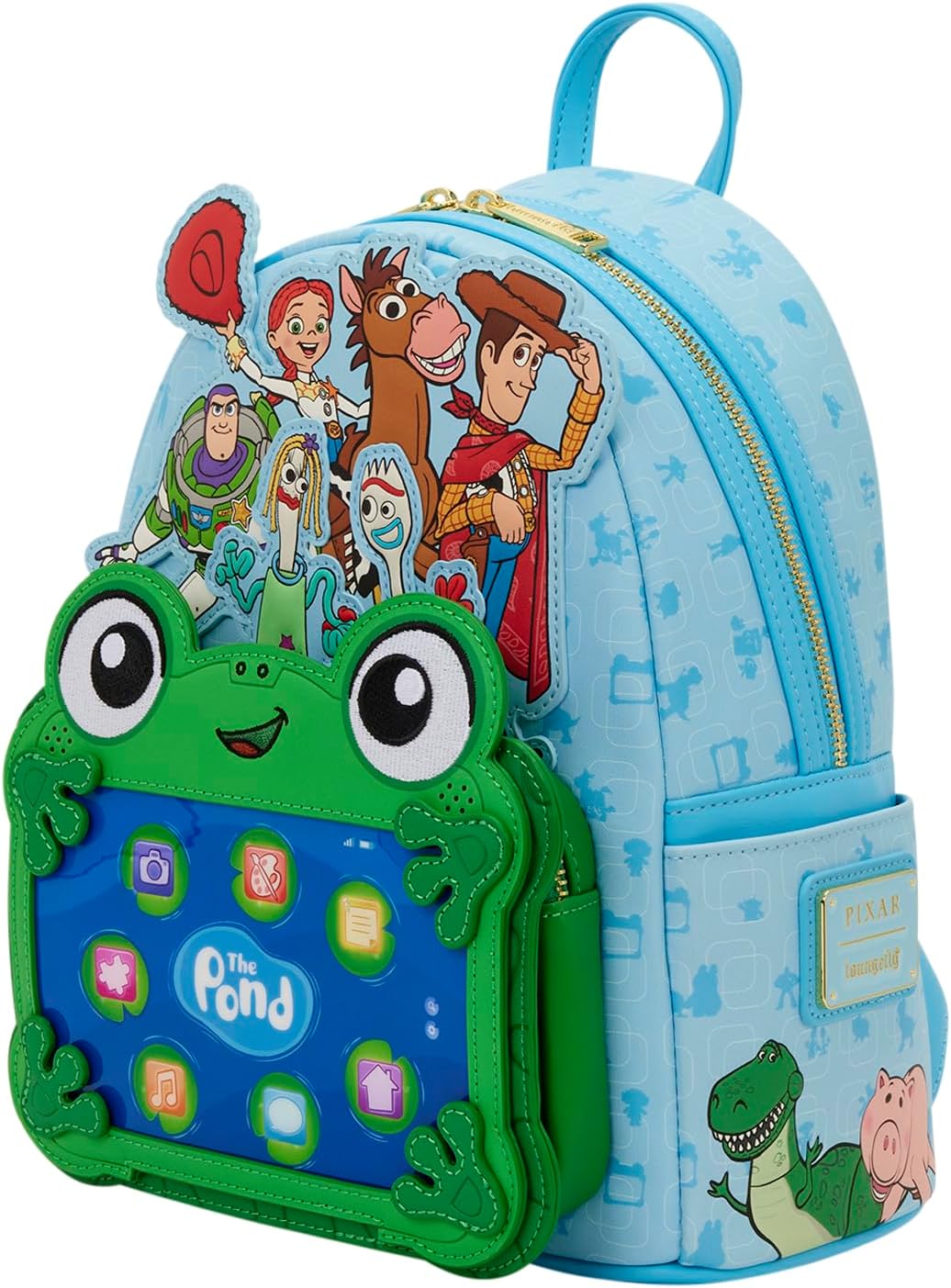 Loungefly Disney: Pixar - Toy Story 5 - to Infinity and Beyond - Embroidered Characters Mini Backpack – Gift for Kids & Adults – Collectible Bags