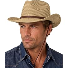 Zylioo XXL Straw Cowboy Hat,Large Size Western Cowgirl Hat,Wide Brim Summer Sun Hats,Breathable Beach Travel Hats