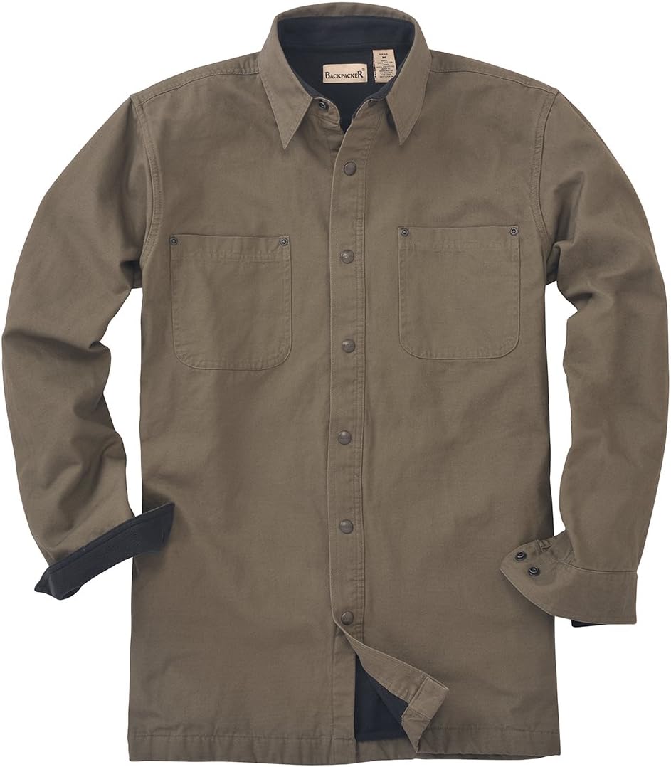 Backpacker Canvas/Fleece Lined Shirt Jacket