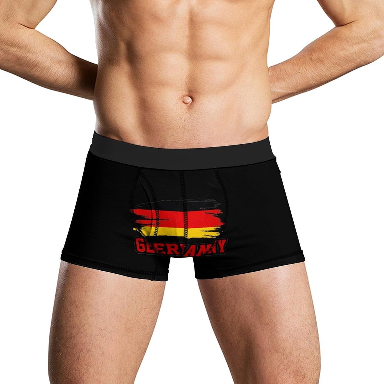 Germany German Flag Novelty Men's Trunks Soft Breathable Underwear Patterned Stretch Briefs