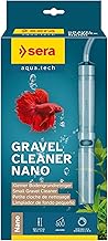 sera Gravel Cleaner Nano Aquarium Floor Cleaner Round Gravel Cleaner for Nano Aquariums Cleaner for Aquarium Gravel Floor Cleaner with Bypass Opening Suction for Mud Hose & Filter Accessories